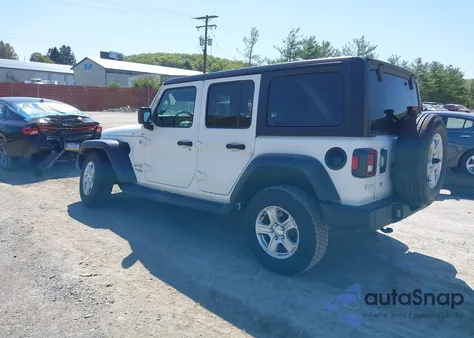 2020 Jeep Wrangler Unlimited Sport S 4X4 из США, поврежденный, VIN 1C4HJXDN0LW204734